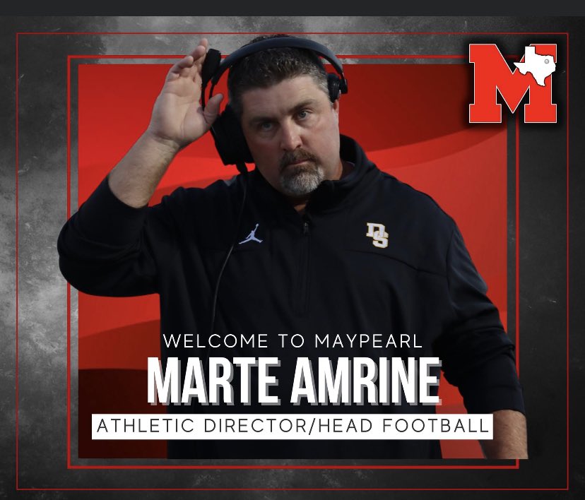 Pearl Stool would like to extend a warm welcome to THE NEW Maypearl AD, <a href="/MarteJr/">Marte Amrine Jr.</a> 

(via <a href="/Maypearl_ISD/">Maypearl ISD</a>)