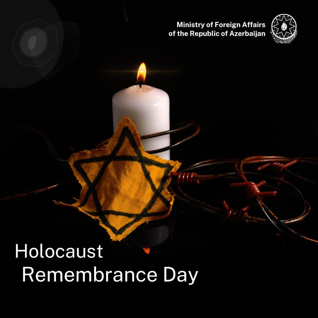On this day, we remember and mourn the victims of one of the most revolting atrocities in the human history - #Holocaust.
We stand united against religious and ethnic hatred, genocide and crimes against humanity. 
#HolocaustRemembranceDay