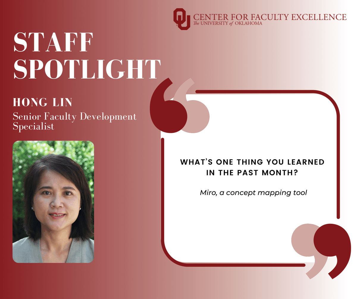 OU Center for Faculty Excellence tweet media