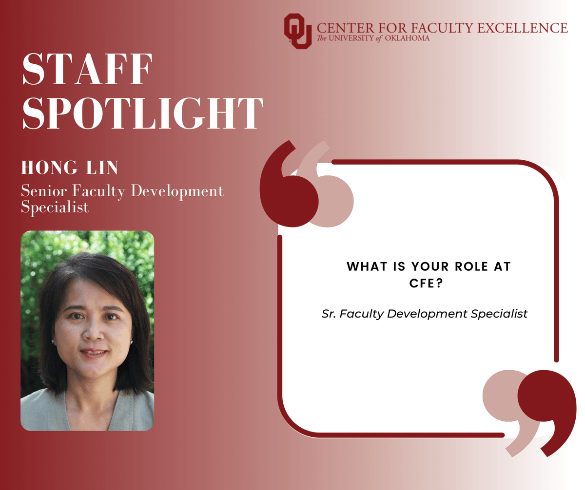 OU Center for Faculty Excellence tweet media