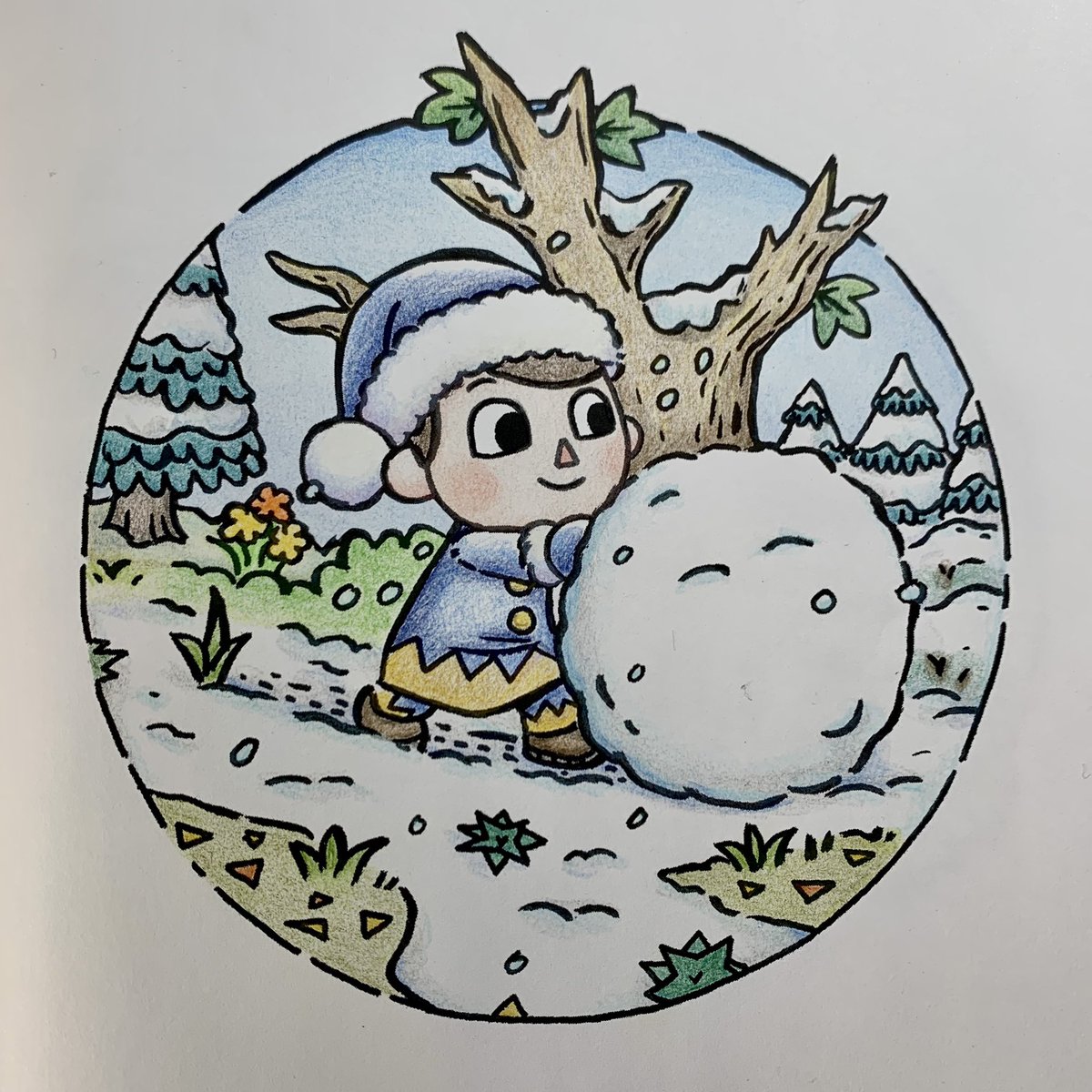 toshi7fujico's tweet photo. 完成
この紙質は、ポリクロモスだと色が乗らないね。
#大人の塗り絵
#welcometothevillage
#morganobrien
#ポリクロモス色鉛筆 https://t.co/s9Psvyc8W4