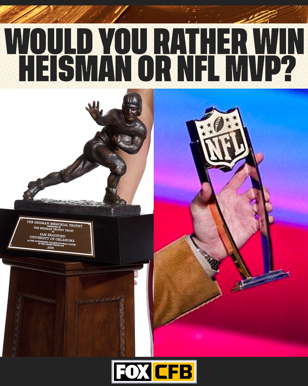 FOX College Football on Twitter "Would you rather win Heisman or NFL