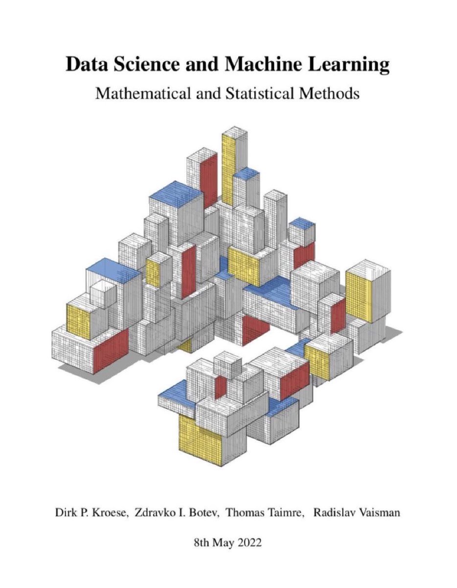 [FREE 533-page PDF] #DataScience and #MachineLearning — Mathematical and Statistical Methods: @KirkDBorne 
————
#BigData #AI #Mathematics #Statistics #Algorithms #Probability #LinearAlgebra #StatisticalLearning #SupervisedLearning