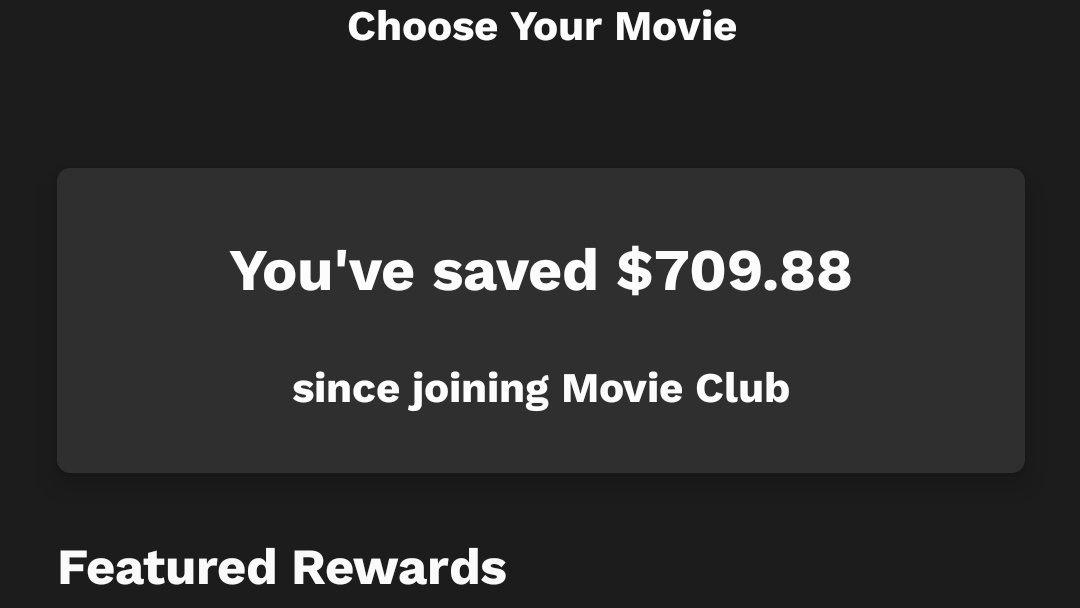 feedbeau's tweet photo. Well damn. That means last year I saved $200. ๐๐ผ
Yes. Yes, I do go to the movies often.
#TalkMovieToMe
Hi @Cinemark. Thanks, dude. https://t.co/a98N7xdzMD