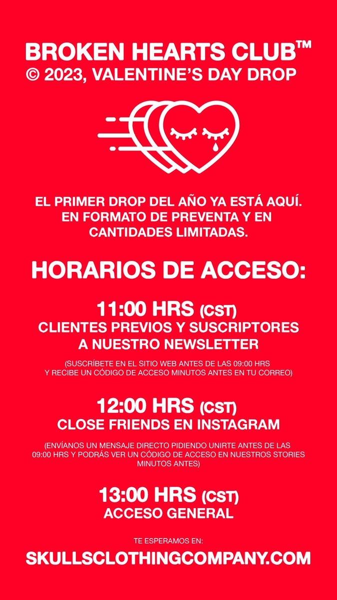 Toda la info en nuestro Instagram ❤️❤️‍🩹💔