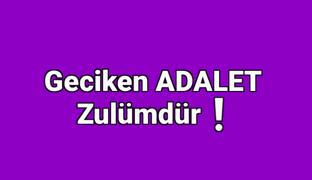 Ey İKTİDAR
Ey YETKİLİLER 
Mübarek Ay ve Günlerin içindeyiz
⚖️Binlerce Masum #ADALET ÇIĞLIKLARI atıyor
Huzur Barış Kardeşlik Kucaklaşma Hukuk Adalet Rahmet Bereket için #KHKZulmünüÇözün

#HayırlıCumalar #RegaipKandili
#HayatMematMeselesi
#ProtestoEdiyorum #NasılVeNeZaman