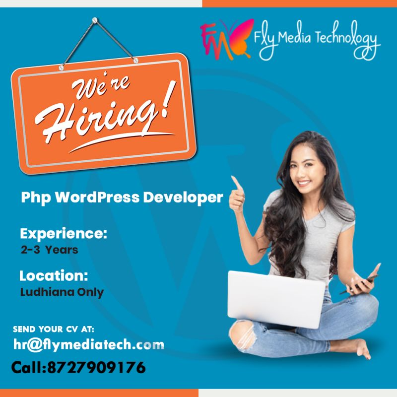 flymediatech1's tweet photo. We're Hiring!
PHP WordPress Developer
Experience: 2-3 Years
Location: Ludhiana Only
Send your CV at: hr@flymediatech.com
Call us now!
#flymediatechnology #hiring #wordpress #developer #phpwordpressdeveloper #ludhiana #punjab #digitalmarketingagency #flymedia #technology https://t.co/TfhCJDbvgP