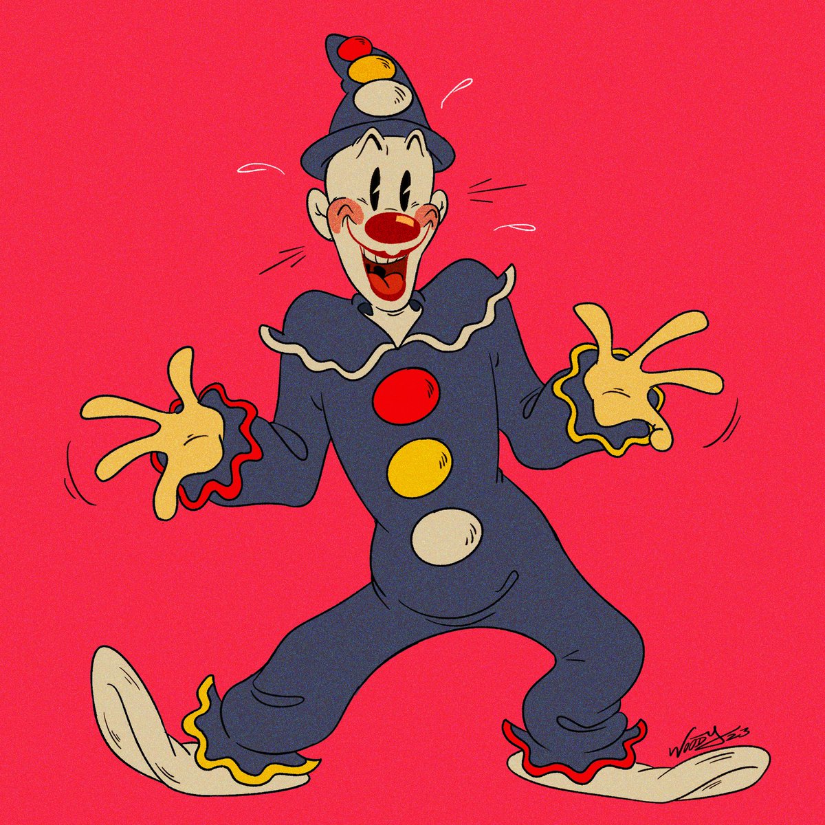 Koko the Clown! With and without color
#kokotheclown #bettyboop #maxfleischer #cartoon #classic #art #digital #rubberhose