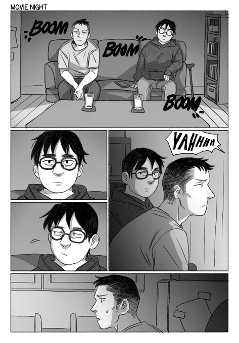Tanaka and Okuyama watch a movie. Okuyama's thoughts wander to the past and to the future.

(13 pages)
1/4
[ Ajin ] [ Okutana ] 