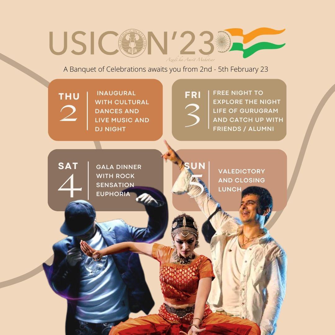 #usicon23 Conferences aren't always about academics ! Make sure you are part of the gala celebrations and meet your friends as well ! Gala Dinner on Saturday Feb 4th <a href="/YouthUSI/">YOUsi</a> 🥂 🕺🎶