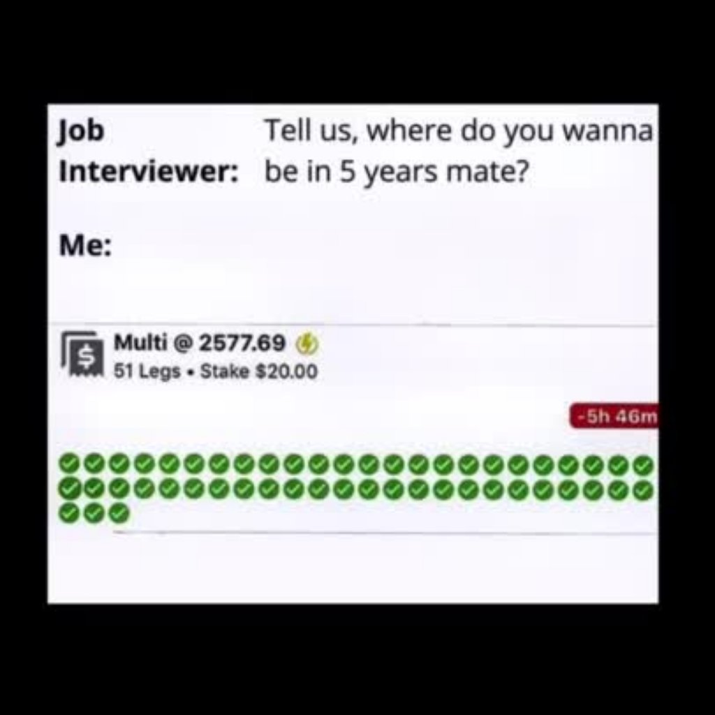 Betswaps's tweet image. 💯💯💯

--
#sportsmemes #sportsbetting #bettingtips #betswaps #betting #bettingsports #memes #punt #dream