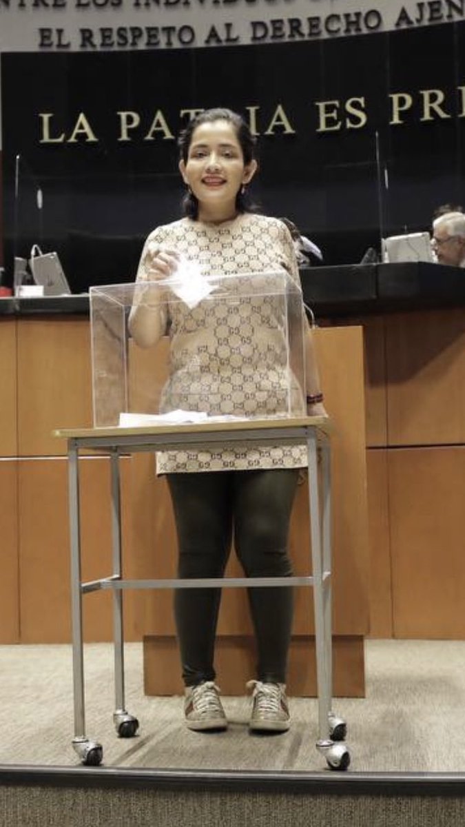 nora8a's tweet photo. Amante de marcas de lujo como Balenciaga, Burberry, Gucci @ClauBalderasMX gasta miles de $$$ en ropa pero no paga la renta en meses de la casa que habita ya ilegalmente, pues hace 6 meses le pedí la entregara y  +bien dejo de pagar. Su ayuda @MorenaSenadores, abusa de 1 ciudadana https://t.co/4eC9u4LfFN