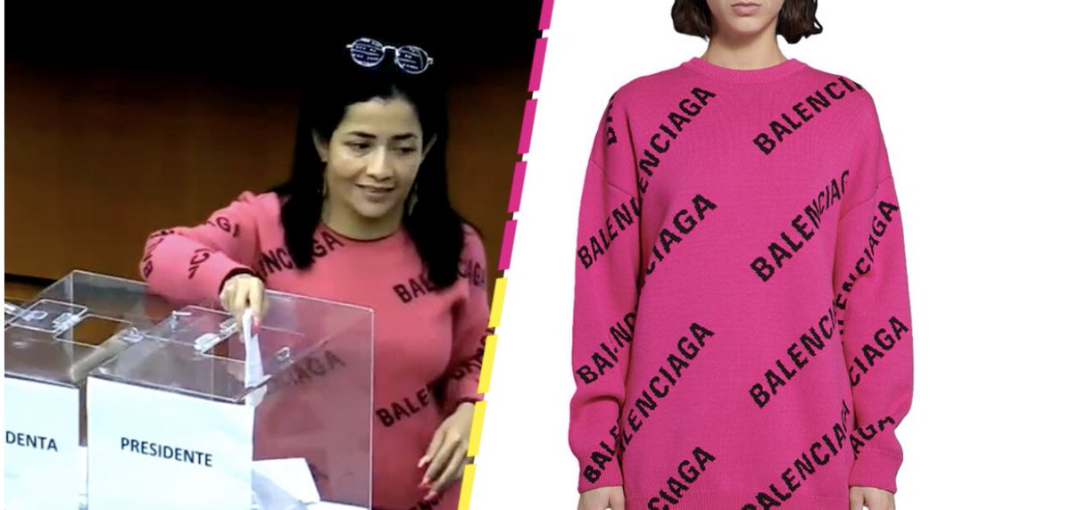 nora8a's tweet photo. Amante de marcas de lujo como Balenciaga, Burberry, Gucci @ClauBalderasMX gasta miles de $$$ en ropa pero no paga la renta en meses de la casa que habita ya ilegalmente, pues hace 6 meses le pedí la entregara y  +bien dejo de pagar. Su ayuda @MorenaSenadores, abusa de 1 ciudadana https://t.co/4eC9u4LfFN