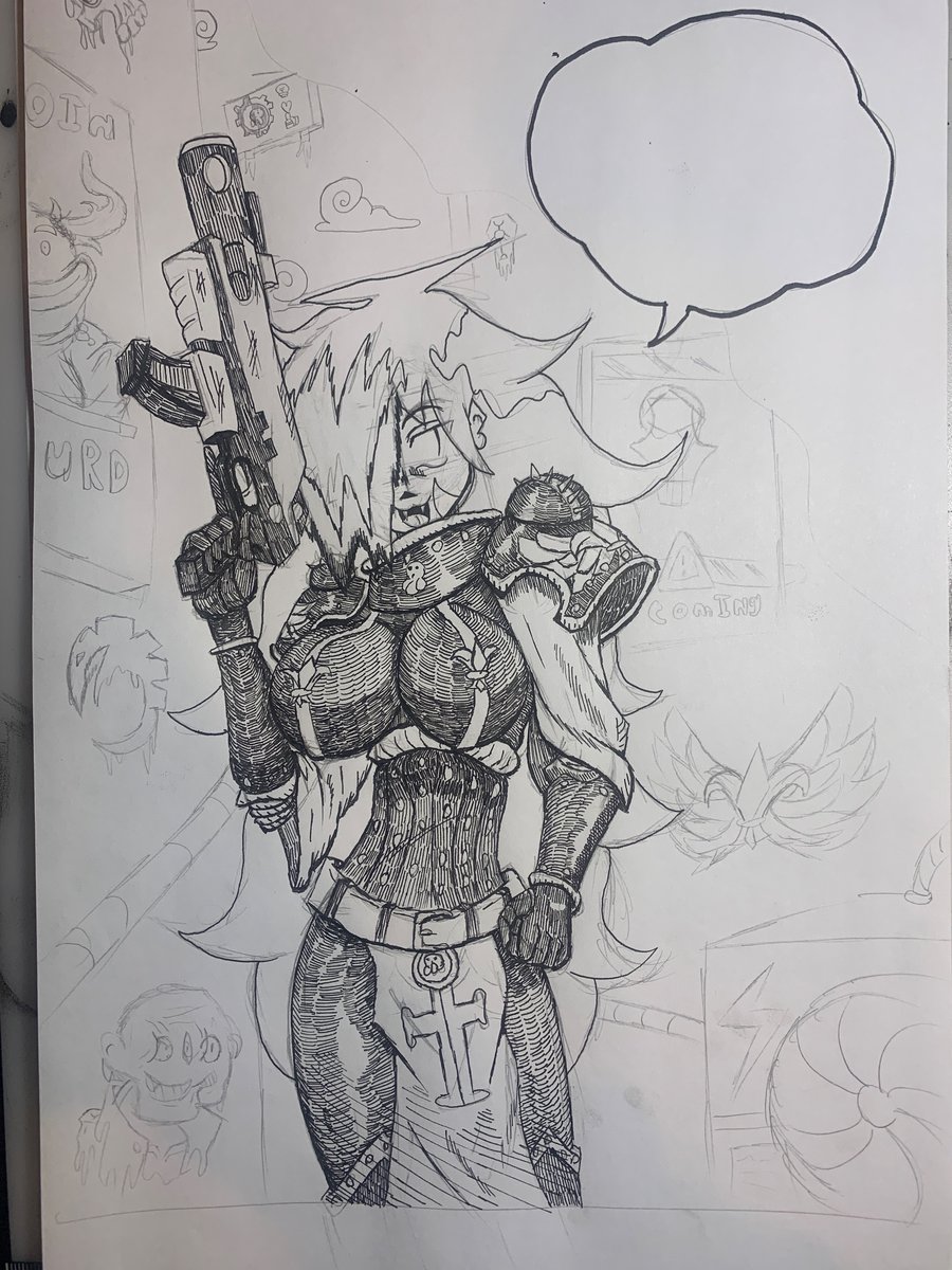 StuidoTrue's tweet photo. Yonaka In Warhammer 40k cosplay specifically a sister of battle outfit that marks two characters I've drawn waring cosplay lol #anime #manga #animeart #mangaart #edgyanime #warhammer40k #sistersofbattle https://t.co/SJlDdXkFry