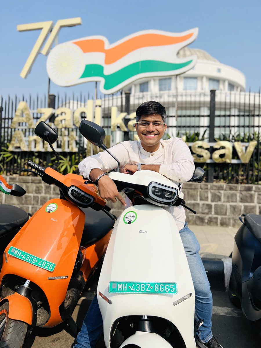 TechAlexis's tweet photo. Happy Republic Day Folks ๐ฎ๐ณ
#OlaUnityRide
.
.
@OlaElectric @olaownersmumbai @bhash @Khalidaaalbadri #olaownersmumbai #missionelectric #EndICEAge #olaelectric #RepublicDay https://t.co/dBbshm3nxQ