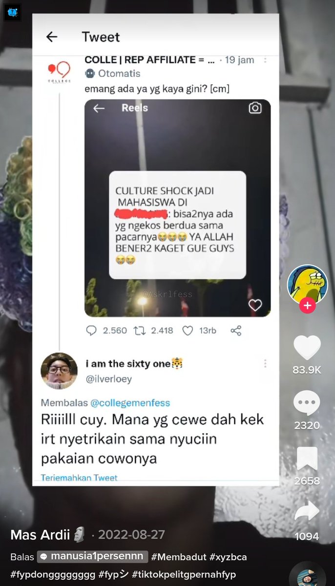 Askrlfess's tweet photo. [askrl] orang kayak gini ijin ke orang tuanya gimana ya https://t.co/vCfMpk6Znp