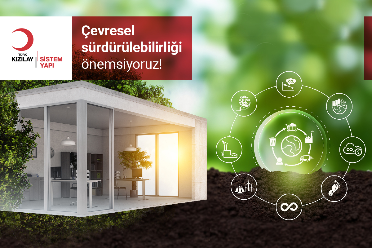 We offer environmentally friendly and sustainable buildings with the designs we make, taking into account the use of building materials suitable for recycling and minimizing carbon emissions, and energy efficiency.

#KızılaySistemYapı #Sürdürülebilirlik