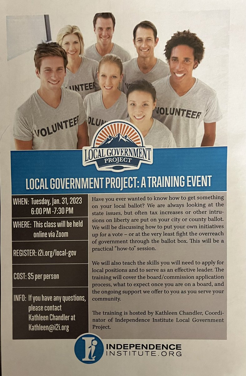 HD8GOP's tweet image. Want to get involved in local politics? Looking to have a voice in your local government? Sign up for @i2idotorg local government zoom class! January 31st at 6pm. Hope to see you there!