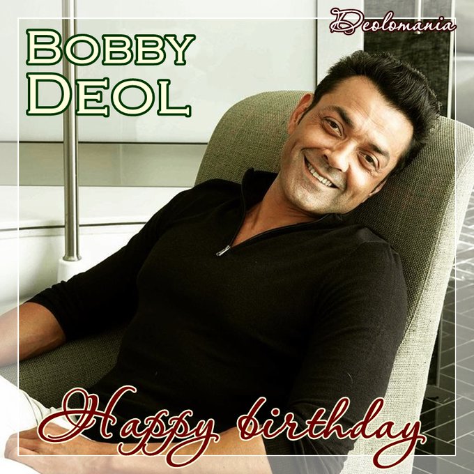 Happy Birthday to Bollywood talented actor Bobby Deol sir     