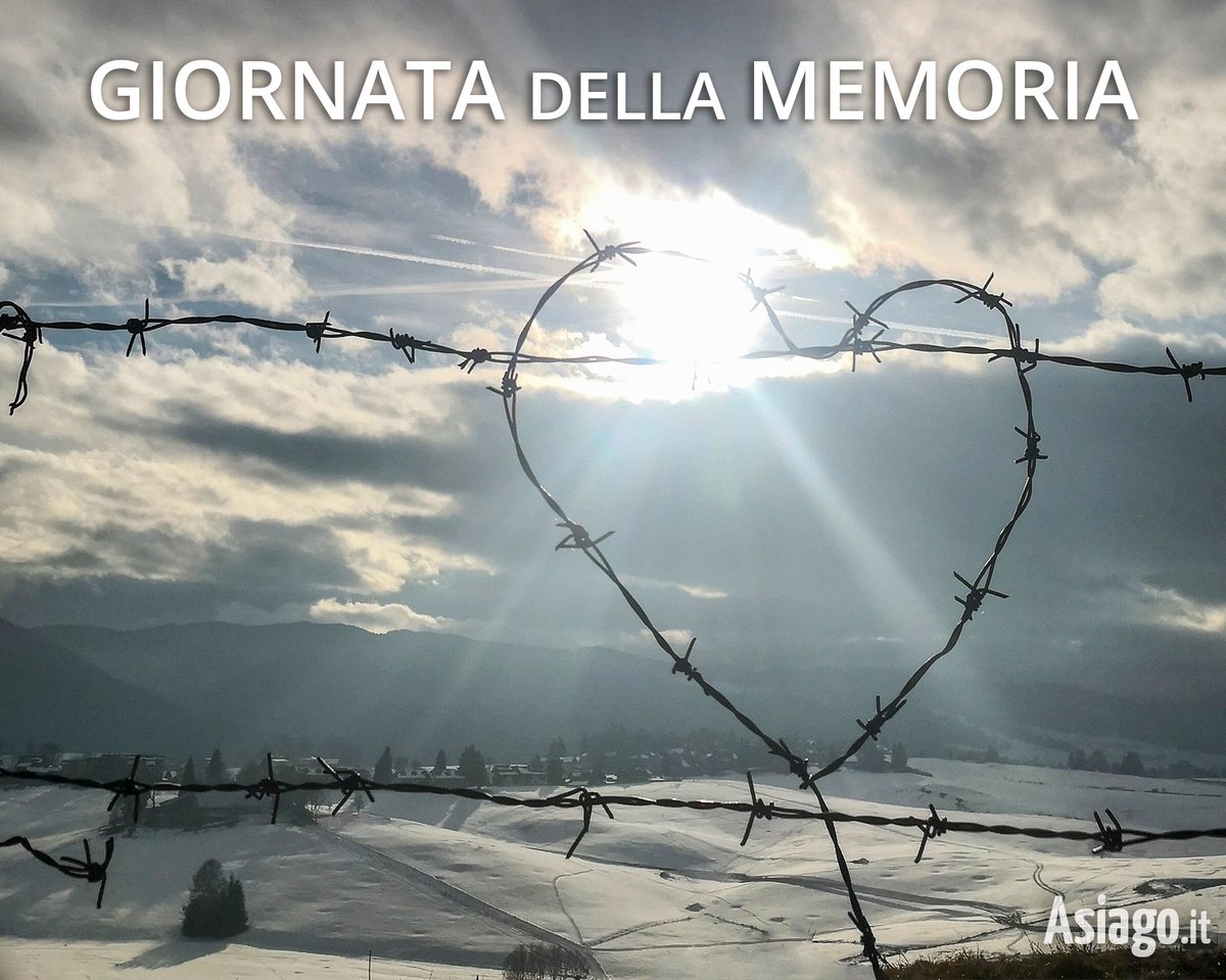 AsiagoIt's tweet photo. #Oggi è la GIORNATA DELLA #MEMORIA.
Condividiamo questa immagine per #ricordare le vittime dell'#Olocausto e tutti i caduti di #guerra, sempre. 🙏

Foto Cecilia Benetti 04/1/22

#giornatadellamemoria #memoria #giornodellamemoria #Asiagoit #altopianodiasiago https://t.co/gxdHDfnQ5D
