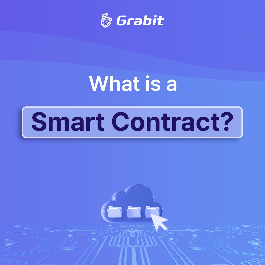 Grabit_Official's tweet photo. What is a smart contract?

• Definition
Smart contracts are self-executing contracts defined by computer code.

🐰Start trade on Grabit
https://t.co/RHO0QYgLhR

If you need help, we will provide you help anytime.
https://t.co/ex1a9a2UCq https://t.co/2r04AoxZyl