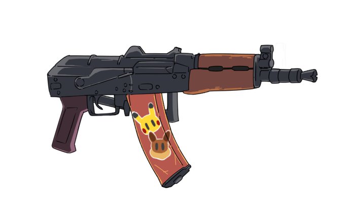 「AK47 シンプルな背景」のTwitter画像/イラスト(新着)