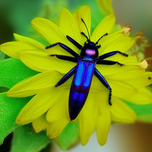 #stablediffusion the most beautiful colorful insect