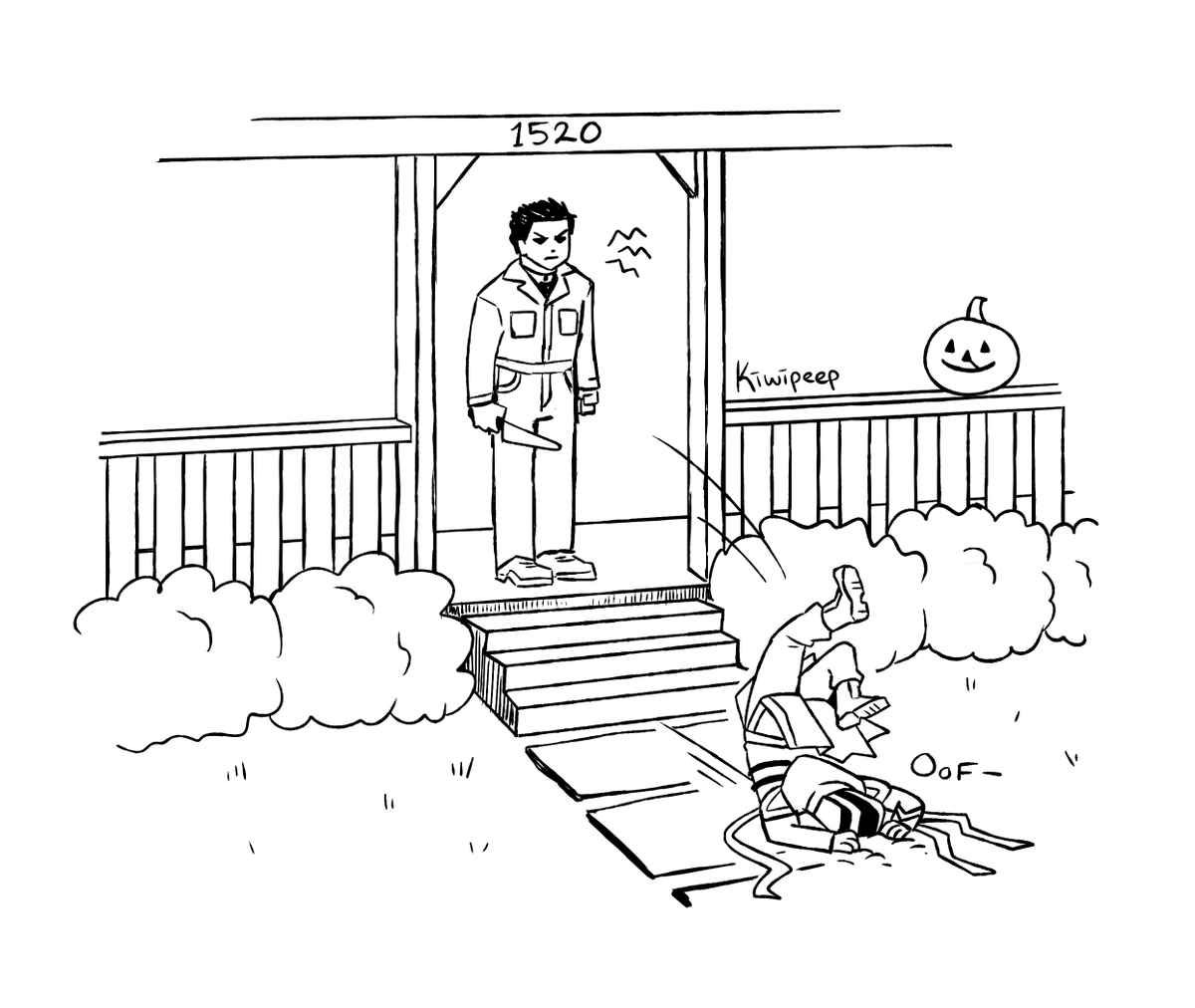 I'd imagine that killers cant kill other killers in the entity's realm so Michael would just have to toss him out