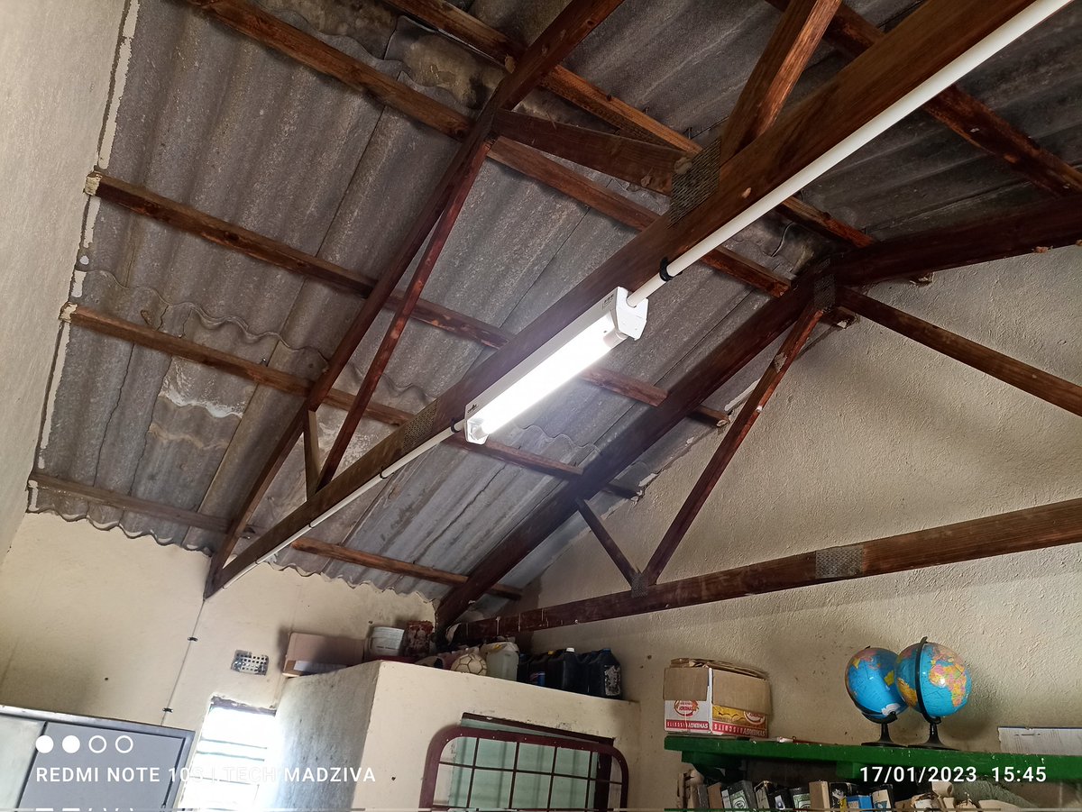 Eng_Madziva's tweet photo. Energy Update 2023: Meet Chinho Primary School 2 of 4. Schools Solarization Scheme by WVZ. #SolarShackInstallation 

👇🏾 https://t.co/U6rDayGrqR