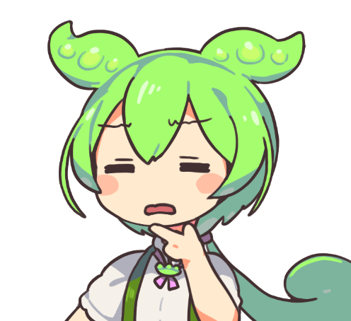 ずんだもん「ずんだもん「まぁ耳骨にセットしたところで、音質はお察しなのだ オンボードのサウン」|KOWARE MILK-CHANのイラスト