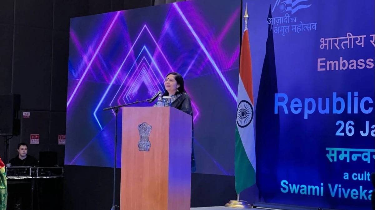 indembastana's tweet photo. #RepublicDay2023  Reception hosted by the Embassy!! 🇮🇳

Amb highlighted India's role in the world and India-Kazakh bilateral relations.

H.E. Mr. Kanat Tumysh, DFM of Kazakhstan🇰🇿 graced the occasion as the Chief Guest. Over 300 people attended the function. @MEAIndia https://t.co/4uOywWSoRw