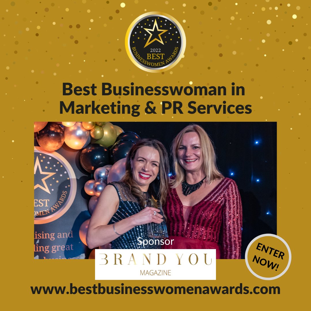 bbwomenawards's tweet photo. Are you a female business owner who provides marketing &amp; PR services?  Why not enter our Best Businesswomen in Marketing &amp; PR for 2023?

Category sponsor @BrandYouMag1 

Enter at https://t.co/WL23bwQqUK

#BBWA2023 https://t.co/RprWMjKPp5