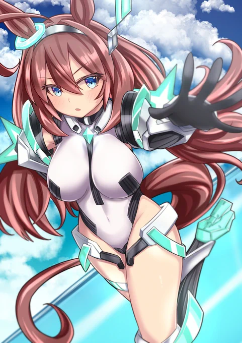 ミホノブルボンDEVAの姿(+背景なし)#ミホノブルボン #ウマ娘 