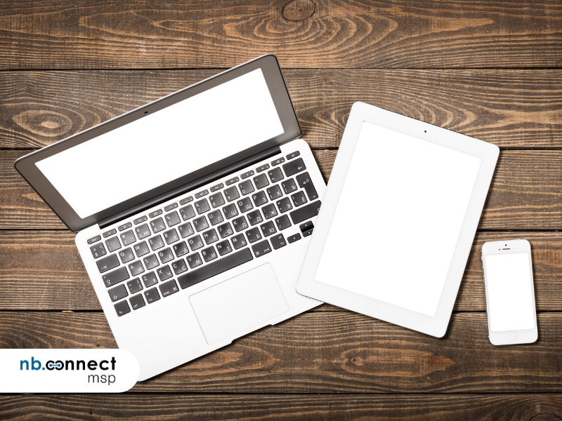nb_connect's tweet photo. If a device is on your business's network it needs to be secure. A breached cell phone can cause as much damage as a breached laptop, so they both need the same amount of security. https://t.co/ImmGA0G07G