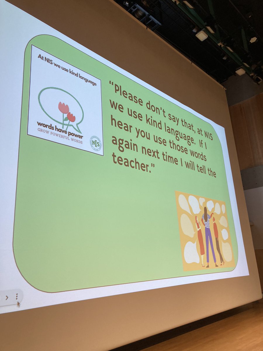 NIS_Primary's tweet photo. Today the whole Primary school gathered for a special assembly focused on #NISkindwords https://t.co/Zmxp0VnoBZ