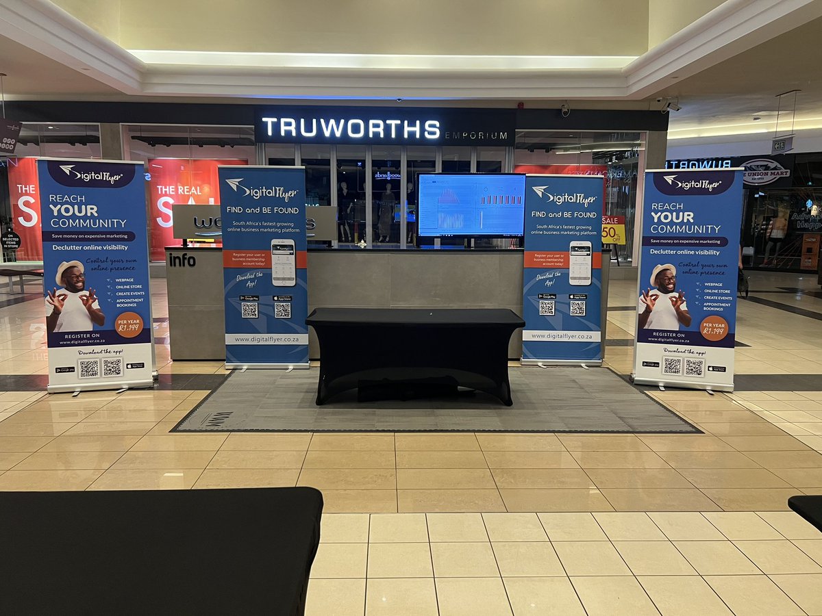 business_token's tweet photo. Day 1 of our first Community Business Expo for 2023 starting today 🕺🏼
If you in the area this weekend….Come say hallo at Woodlands mall in Pretoria, South Africa 🤗 https://t.co/6YK8Nz4wF3