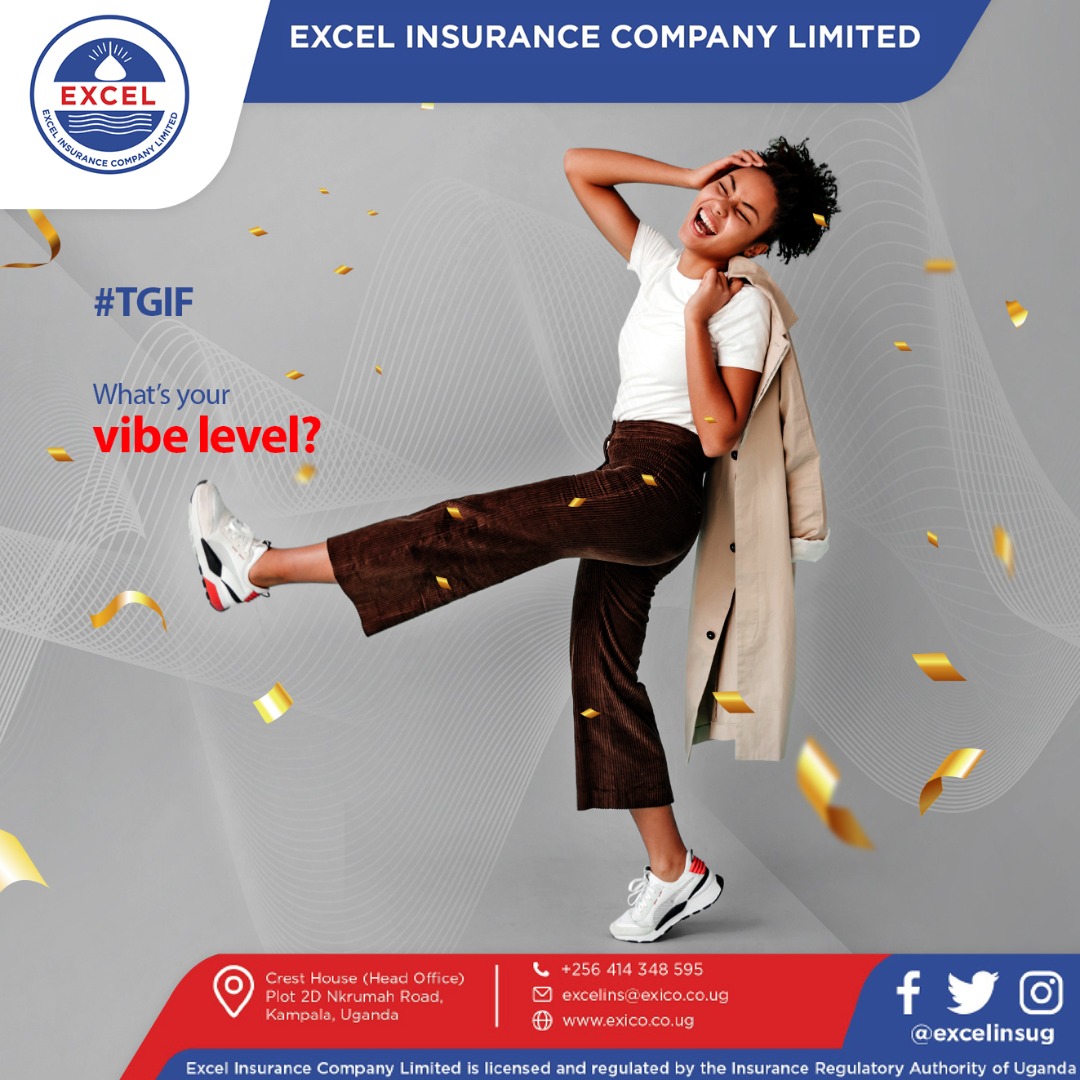 excelinsug_'s tweet photo. It's a Friday, what is your vibe level?
Let us wrap it up π
#EXICO #MotorInsurance #MotorComprehensiveCover #Motor3rdParty #RoadSafety https://t.co/D1ULlXlVeS