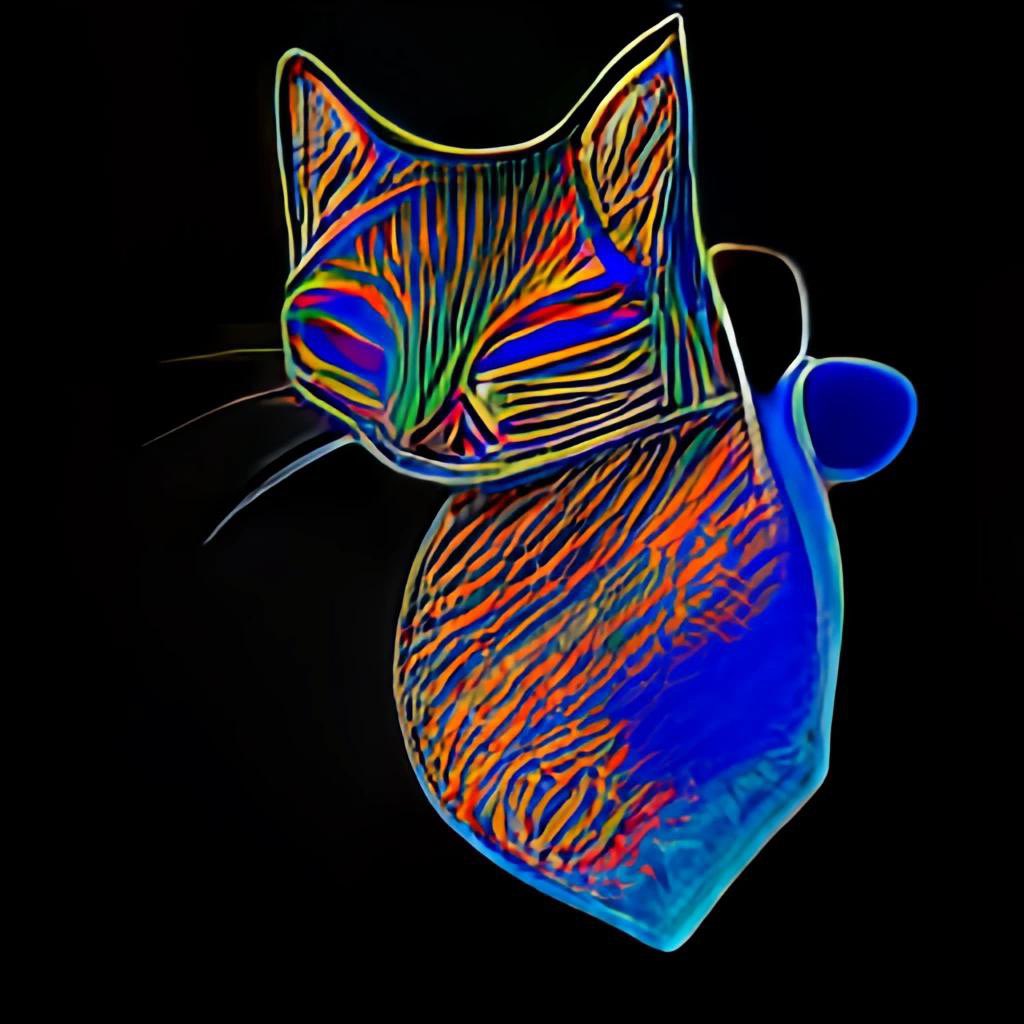 4D flow cat. If you know, you know.  Product of the 3D Cardiac Vis Lab #SCMR23 ⁦@AlsaiedTarek⁩ ⁦@Kfarooqi⁩ ⁦@DrJenniferCo_Vu⁩ ⁦@LokeCmr⁩