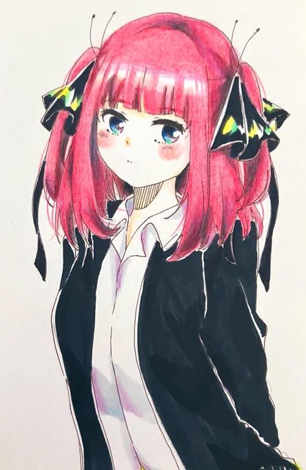 色塗りました#五等分の花嫁 #イラスト 