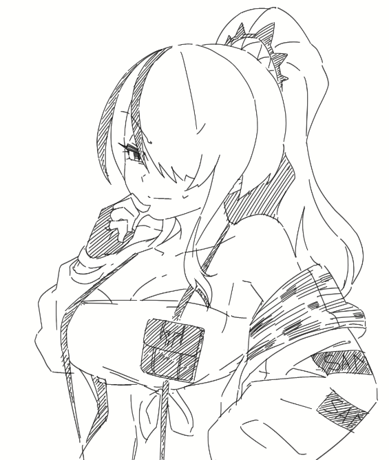 美夜子が変なこと言ってんなぁと思って描いたラクガキ。 https://t.co/y5pIzToEnl 