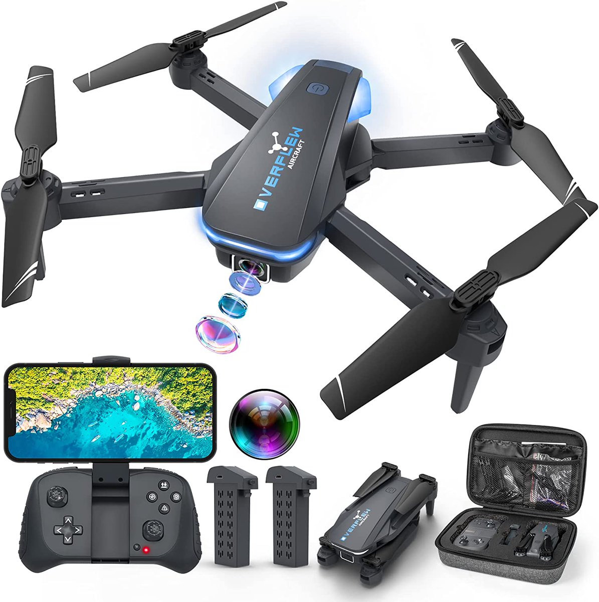 BestDrone4You's tweet photo. -11% Deal | Amazon #BestSeller
Drone with 1080P Camera for Adults & Kids, Foldable FPV Remote Control Quadcopter with Voice Control, Gestures Selfie
Altitude Hold, One Key Start, 3D Flips, 2 Batteries, Toys Gifts for Boys Girls
https://t.co/MNCh8yPqgB
#BestDrones #BestDrone4You https://t.co/hX00YKFYi9