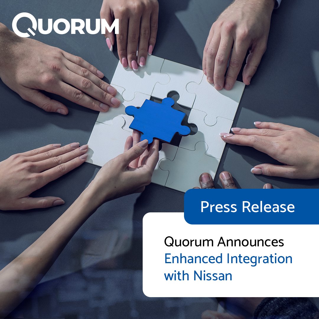 Autovance's tweet photo. Quorum Announces Enhanced Integration with Nissan - Also laying the foundation for building the next generation of integrations to Quorum DMS

For more information view our official press release here👇
https://t.co/wJkRdE86q9

#cdntech #saas #tsxv
https://t.co/1BHgI3XHWe https://t.co/5e4La6QhoJ