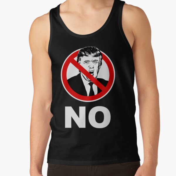 twoveesup's tweet photo. "No Trump" by @twoveesup now available in #tanktop form from @redbubble:

https://t.co/0gHSEXZDfz

#tanktop #trump #nevertrump #blm #satire #politics #cannabis #geek #funny #antifa #parody #freespeech #reality #religion #atheism https://t.co/9uSE74Lnxp