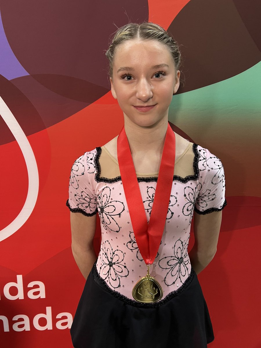 SkateCanada's tweet photo. “I was really comfortable with my long program and I’m happy with it,” said Jugnath. “ I want to improve my short program for novice nationals” https://t.co/8LFHvA8rV8