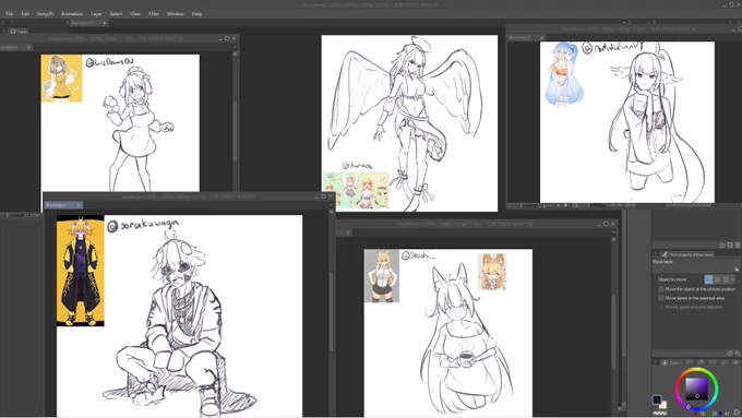 thanks everyone for coming to my stream today! i may never color, but ill at least try to doodle a bunch of people!! 

thank you @LizDrawsEN for the raid !  We also raided @racherru  after for the doodle stream part 3! 