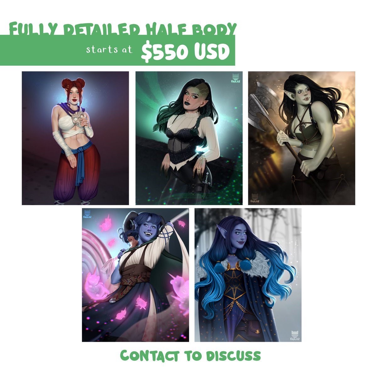 ~retweets appreciated~

✨ commissions open ✨

- queue &amp; conditions on my carrd
- invoices through paypal
- includes simple background
- contact for a quote

hailiiz.carrd.co 

OC commissions including personal, D&amp;D, WoW, Final Fantasy, etc! 💛