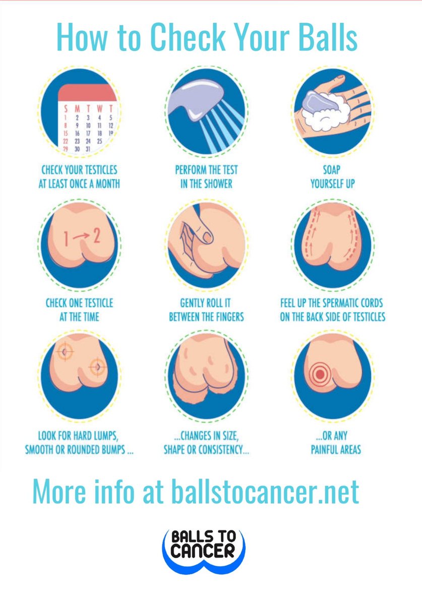 Ballstocancer's tweet photo. It's #FumbleFriday please take 5 in your busy day to check your #breasts #Testicles and #Moobs these are simple checks you can do weekly and could save your life. Please check and retweet. Thank you https://t.co/uE2CUjmWJV