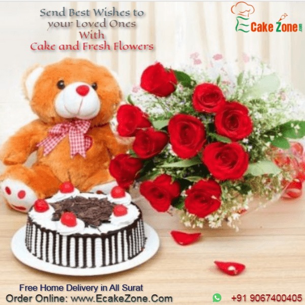 ecakezone's tweet photo. Send online #flowers #cake #chocolate #teddy #gift same day delivery service available all Surat within 2-3 hours delivery possible.

Online Order https://t.co/lcGkARkZAX
WhatsApp Order : +91 9067400405
#Ecakezone #CakeDeliverySurat #ecakezonesurat #FloristSurat #FlowersDelivery https://t.co/NQh6wqLES2