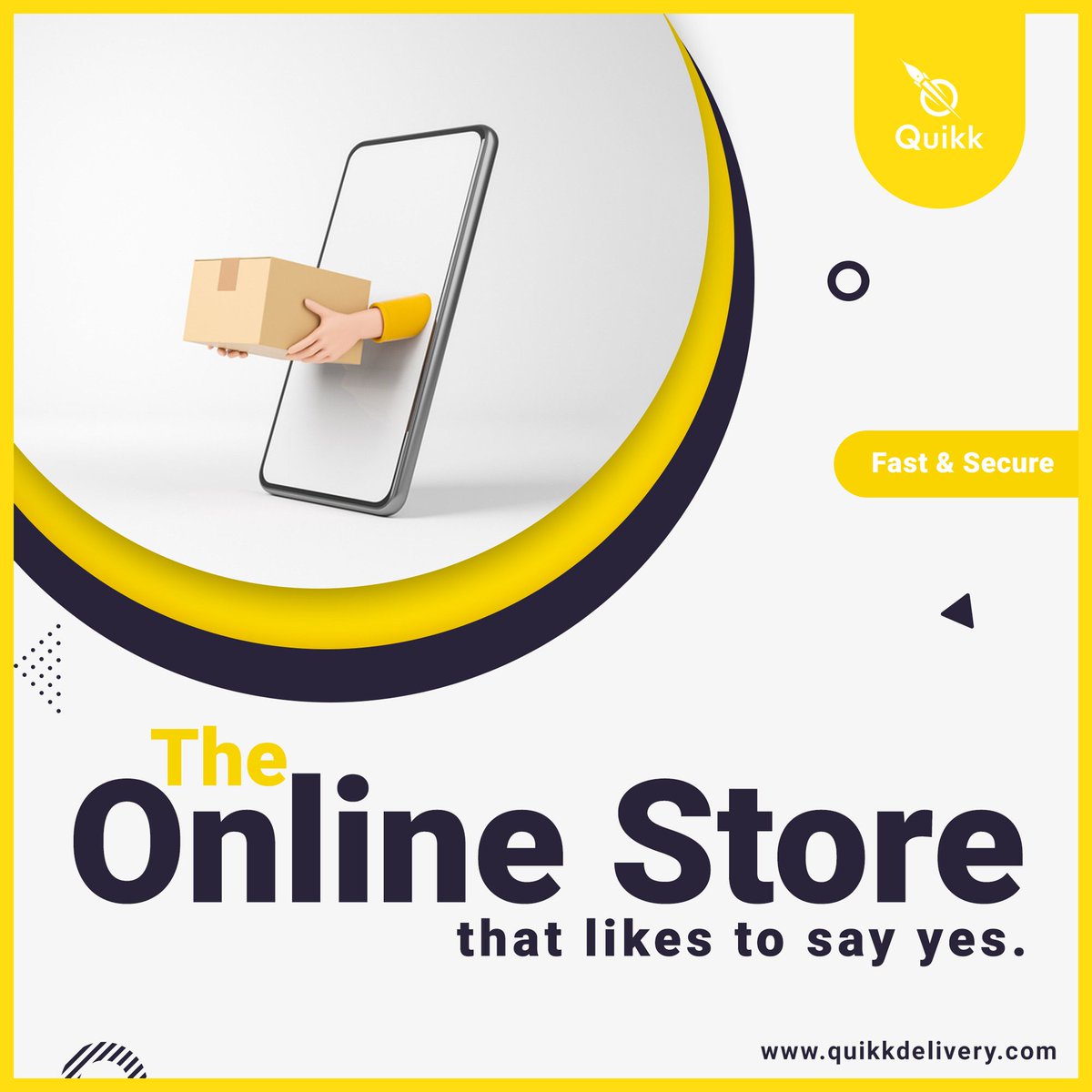 Welcome to Quikk, where you may get all the specialized goods you want at fair rates and with complimentary home delivery.

Get the App through the play store Link here
play.google.com/store/apps/det…...

#Quikk #doortodoordelivery #logistics #DeliveryPartner #packagedelivery #brand