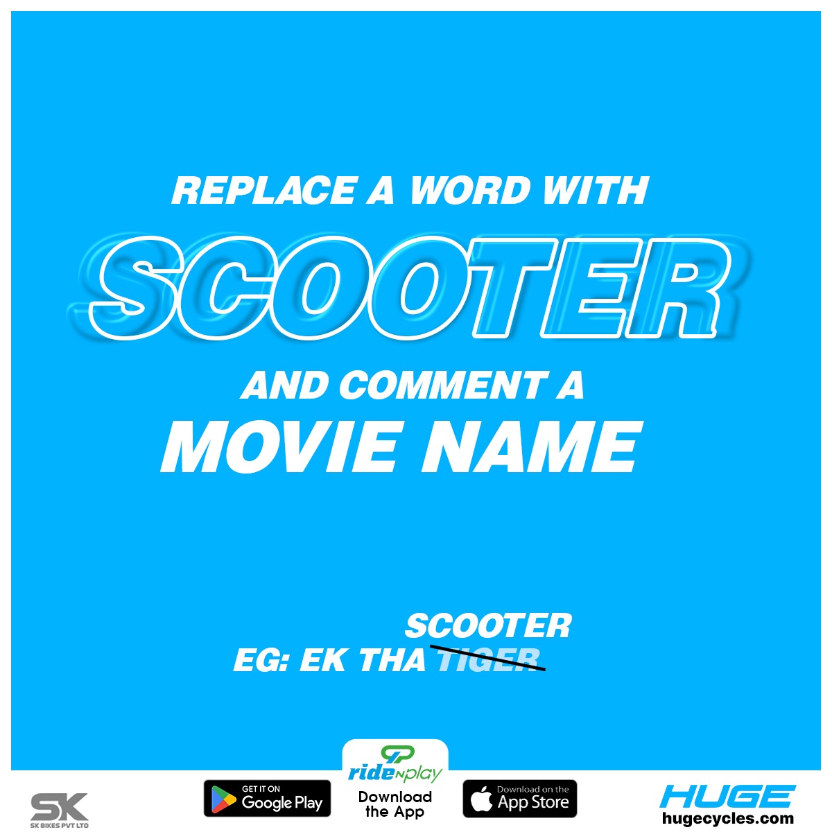 huge_electric's tweet photo. #Contest9
Lucky winners can win vouchers up to Rs. 100,000.
Follow the mandates.
.
.
#hugecycle #huge #ContestAlert #hugecycleindia #hugeindia
.
https://t.co/sqBKVhBNcz https://t.co/ZvhCbTLGjp